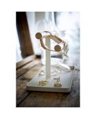 Organisateur de montres et d'accessoires Tosca blanc - 24x10.5x13.5 cm