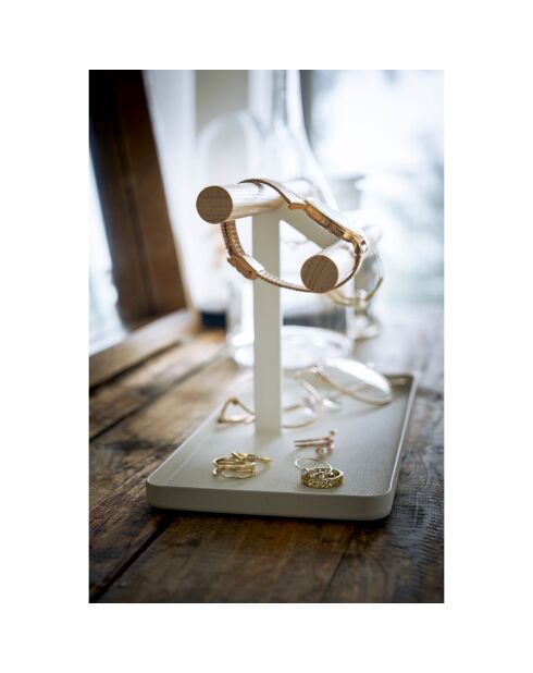 Organizer per orologi e accessori Tosca bianco - 24x10,5x13,5 cm