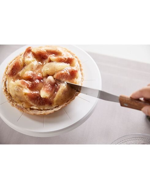 Support à gâteau bidirectionnel Tower blanc - D.23 cm