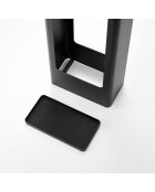 Porte-parapluies Tower noir - 22x12x50 cm