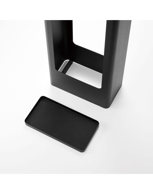 Porte-parapluies Tower noir - 22x12x50 cm