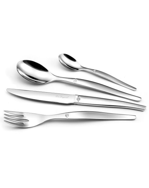 Ménagère jet table grise - 24 pièces