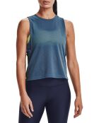 Débardeur technique en mesh HeatGear® Armour Muscle bleu foncé