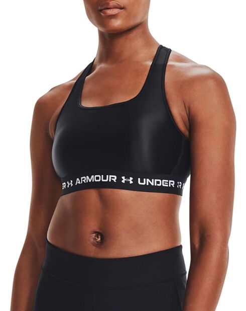 Armour Matte/Shine schwarzer technischer Sport-BH