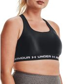 Brassière de sport technique Armour Matte/Shine noire