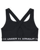 Brassière de sport technique Armour Matte/Shine noire