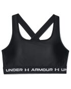 Brassière de sport technique Armour Matte/Shine noire