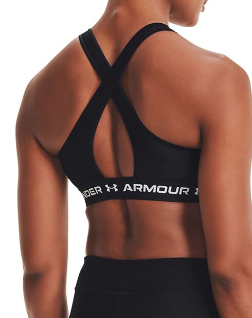 Armour Matte/Shine schwarzer technischer Sport-BH