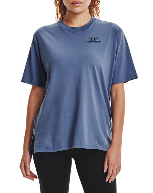T-Shirt Oversized Graphic bleu
