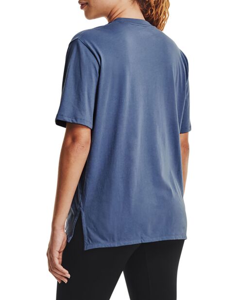 T-Shirt Oversized Graphic bleu
