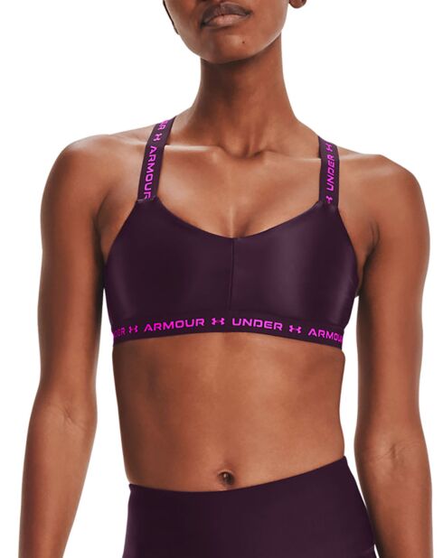 Brassière de sport technique Shine violette