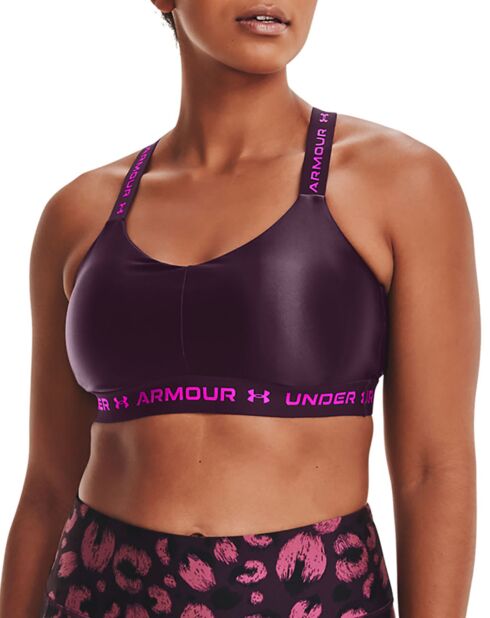 Brassière de sport technique Shine violette