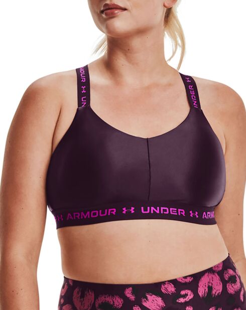 Brassière de sport technique Shine violette