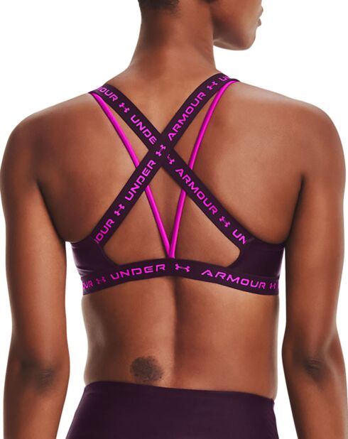 Brassière de sport technique Shine violette