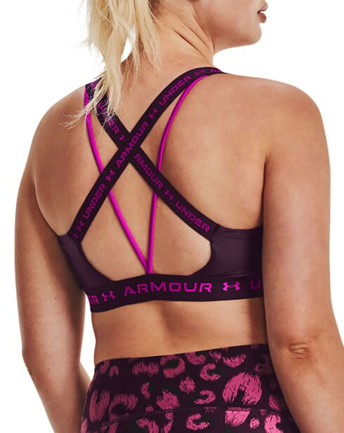 Brassière de sport technique Shine violette