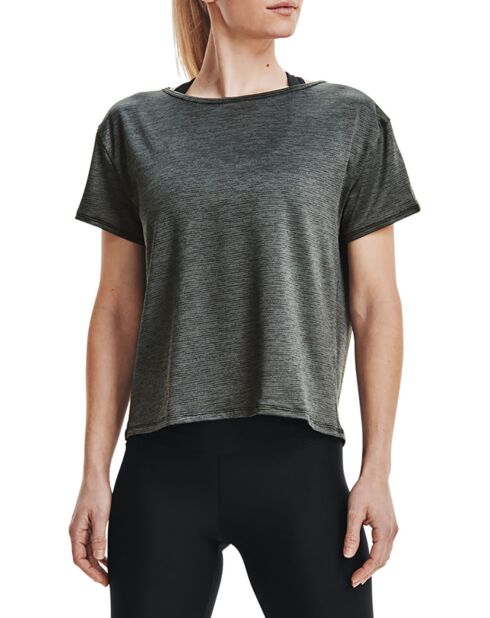 T-Shirt technique UA Tech™ Vent noir chiné