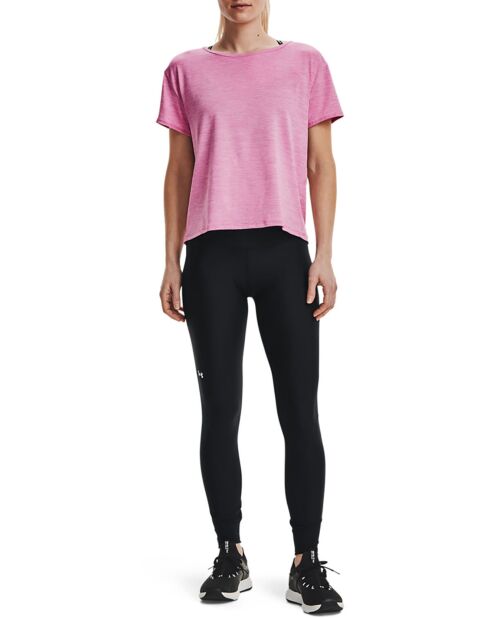 T-Shirt technique UA Tech™ Vent rose chiné