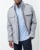 Veste Saharienne imperméable gris clair