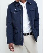 Veste matelassée classique imperméable bleu marine