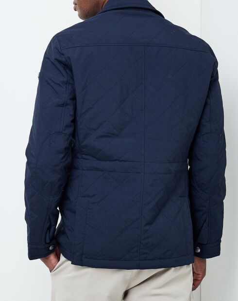 Veste matelassée classique imperméable bleu marine