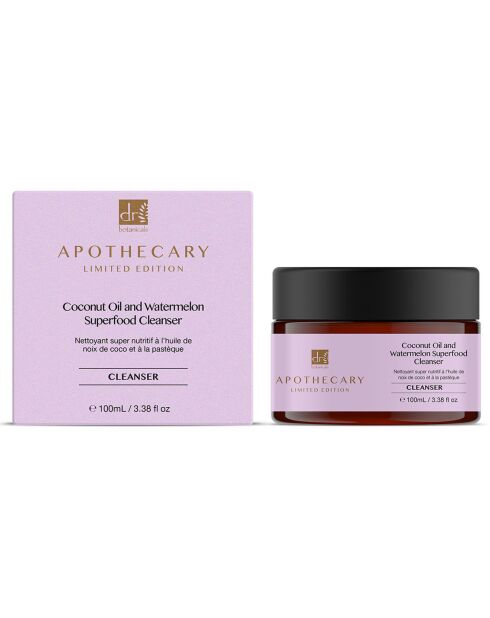 Nettoyant super nutritif à l'huile de Noix de Coco et à la Pastèque - 100 ml