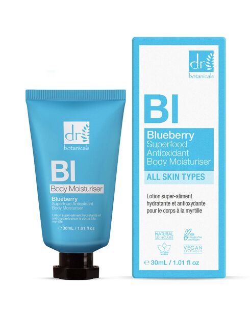 Antioxiderende bodylotion met bosbessen - 30 ml