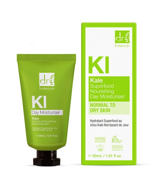 Crème de jour hydratante au Chou Kale - 30 ml