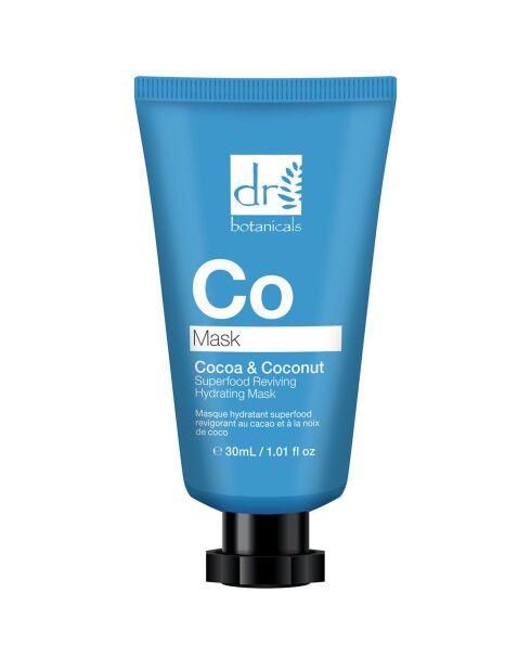 Mascarilla revitalizante de cacao y coco - 30 ml