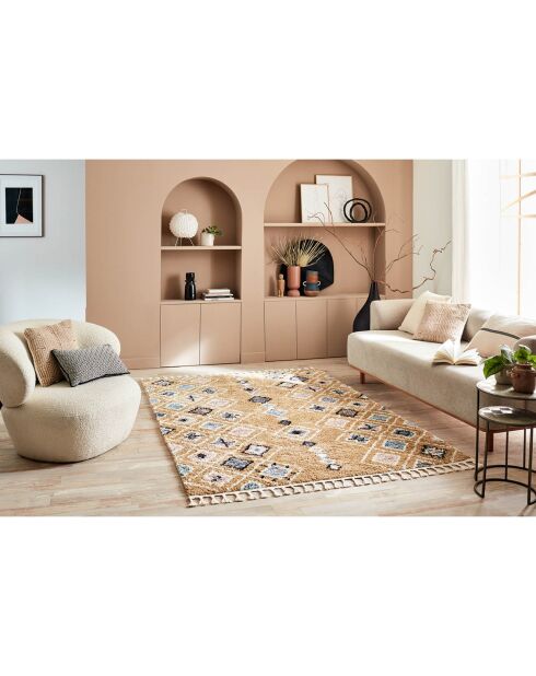 Delya 3144 gelber Teppich - 120x170 cm