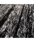 Tapis Shaggy doux Oslo 584 noir - 80x300 cm