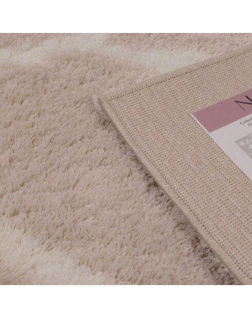 Tapis Shaggy doux Oslo 637 beige - 160x230 cm