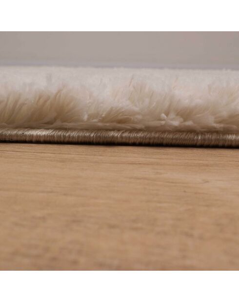 Tapis Shaggy doux Oslo 637 beige - 160x230 cm