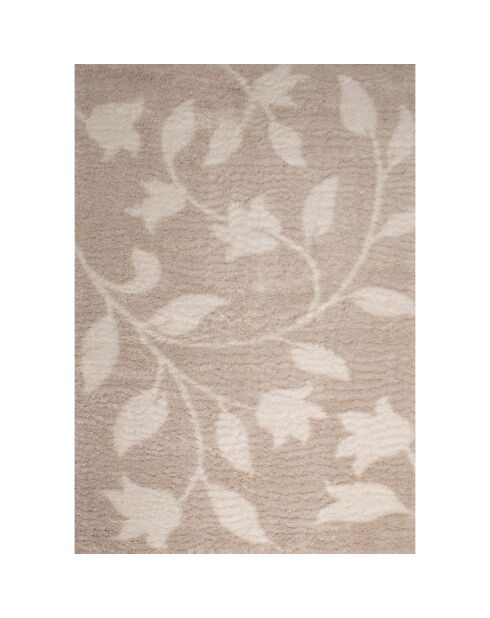 Tapis Shaggy doux Oslo 637 beige - 160x230 cm