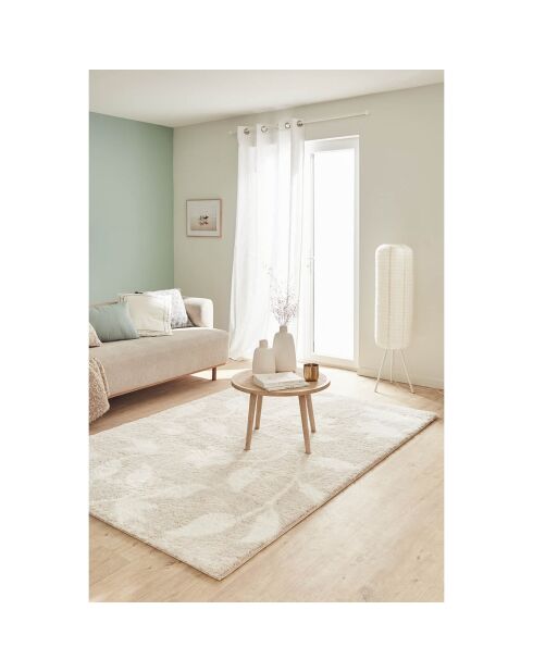 Tapis Shaggy doux Oslo 637 beige - 160x230 cm