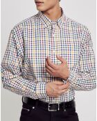 Chemise Comfort Fit à carreaux blanc/multicolore