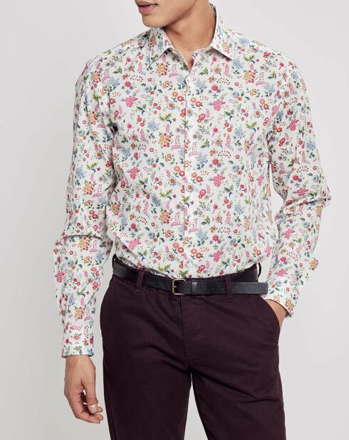 Chemise Regular Fit Prairie blanc/multicolore