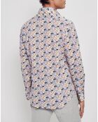 Chemise Regular Fit Bestiaire Safari blanc/multicolore