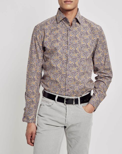 Chemise Regular Fit Cashmere 70'S multicolore