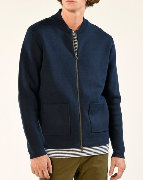 Bombers en maille Gaelos marine