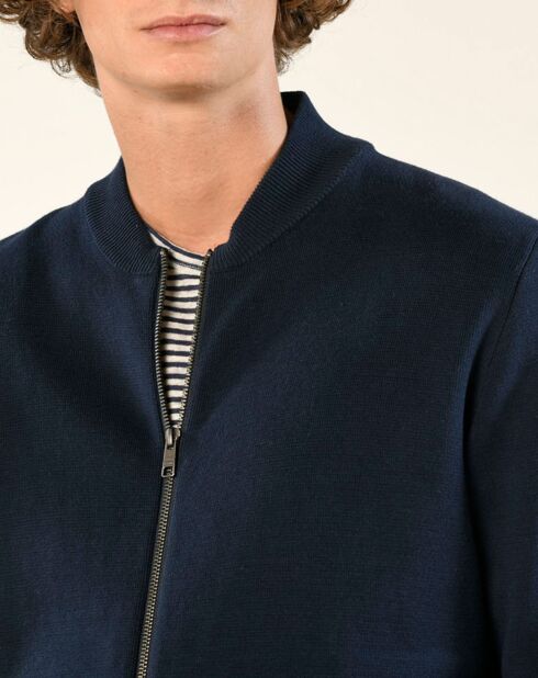 Bombers en maille Gaelos marine