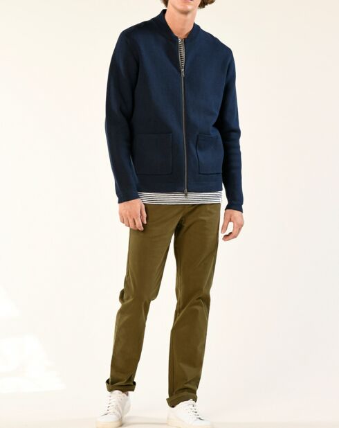 Bombers en maille Gaelos marine
