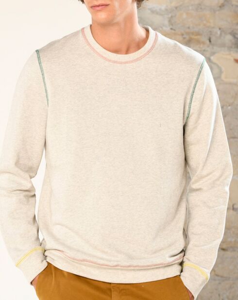 Sweat Serge gris chiné