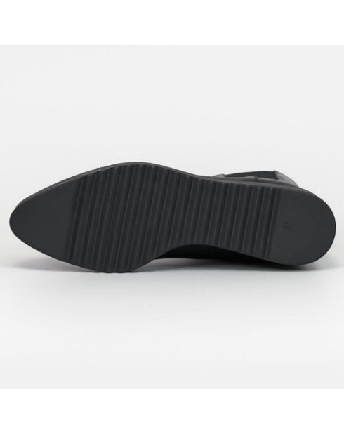 Chelsea Boots en Cuir Memphis noires