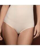 Culotte rembourrée taille haute beige