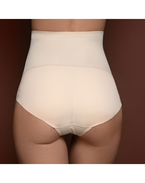 Culotte rembourrée taille haute beige