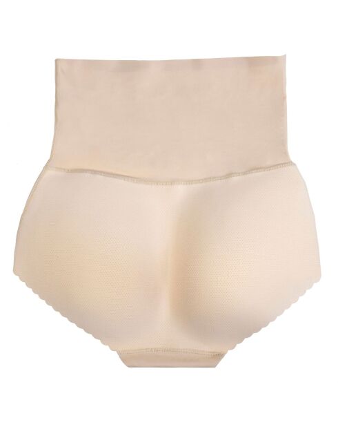Culotte rembourrée taille haute beige