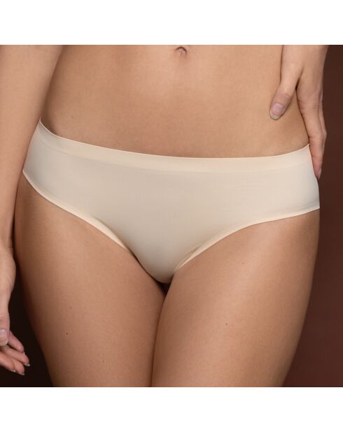 Slip imbottiti beige a vita bassa