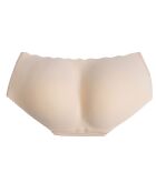 Culotte rembourrée taille basse beige