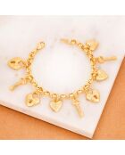 Bracelet Valentine doré