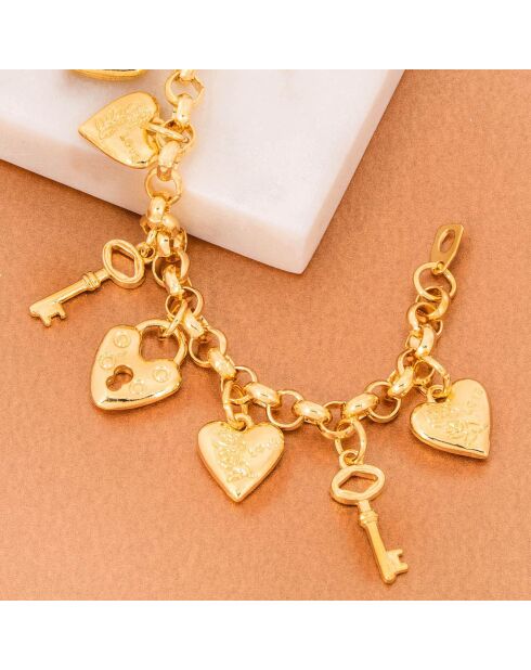 Bracelet Valentine doré
